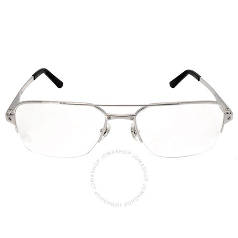 cartier ct0308o|Cartier Clear Demo Rectangular Men's Eyeglasses CT0308O .